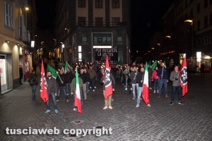 Viterbo - CasaPound ricorda i martiri delle foibe