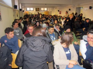 Gli studenti del Paolo Savi alla conferenza tenuta da Vincenzo Ceniti e Elvira Federici