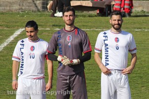 Sport - Calcio - Flaminia - Da sinistra: Gay, Nasti e Tartaglione