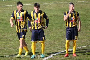 Sport - Calcio - Viterbese - Da sinistra: Cuffa, Pandolfi e Neglia