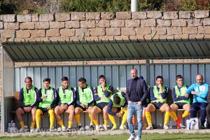 Sport - Calcio - Viterbese - La panchina durante il derby con la Flaminia