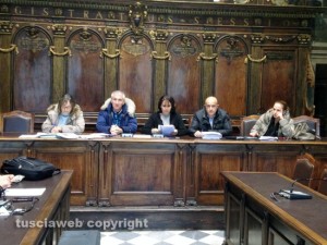 Viterbo - L'assessora Perà alla riunione della seconda commissione