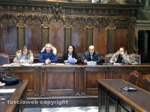 Viterbo - L'assessora Perà alla riunione della seconda commissione