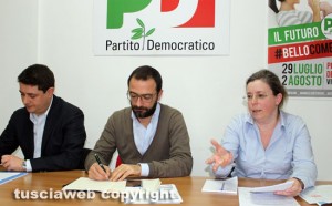 Alessandro Mazzoli, Andrea Egidi e Alessandra Terrosi