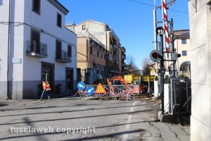 Bagnaia - Buca su viale Fiume 