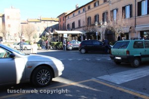 Investita donna a Bagnaia