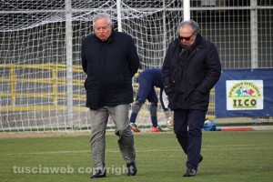 Sport - Calcio - Viterbese - Il patron Piero Camilli con il dottor Sandro Zucchi
