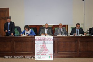 Viterbo - L'incontro del Pd sulla Protezione civile in Provincia