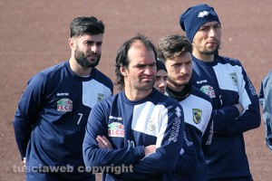 Sport - Calcio - Viterbese - L'allenamento al campo del Pilastro