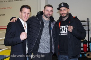 Sport - Boxe - Giovanni De Carolis assieme a Diego e Andrea Di Luisa