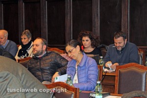 Viterbo - La seduta di consiglio comunale