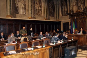Viterbo - La seduta di consiglio comunale