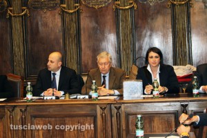 Viterbo - Ciorba, il sindaco Michelini e Ciambella al consiglio comunale