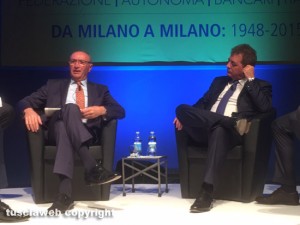 Lando Sileoni e Federico Ghizzoni ad Unicredit group