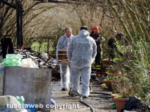 Capranica - Casa in fiamme, muore carbonizzata una donna