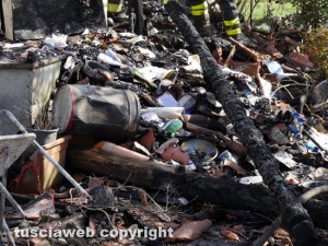 Capranica - Casa in fiamme, muore carbonizzata una donna