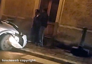 Piansano - Incidente nei pressi di via Santa Lucia