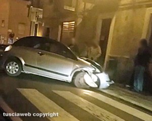 Piansano - Incidente nei pressi di via Santa Lucia