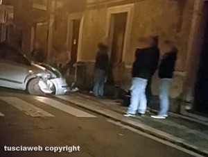 Piansano - Incidente nei pressi di via Santa Lucia