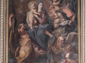 Vallerano - Restauro della pala d'altare