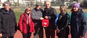 La consegna del defibrillatore