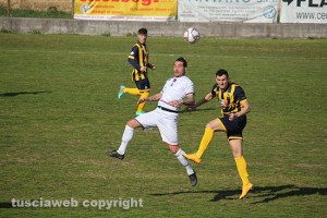 Sport - Calcio - Prandelli e Dierna nel derby tra Flaminia e Viterbese