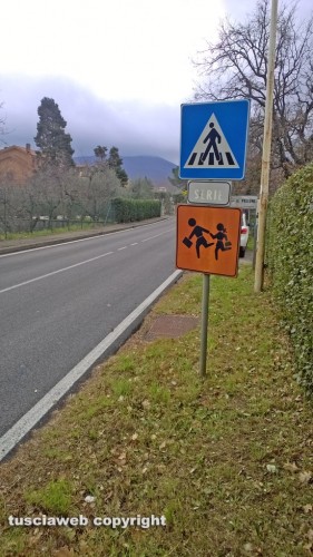 Vitorchiano - Attraversamento pedonale pericoloso