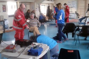 Viterbo - Il corso sull'utilizzo del defibrillatore