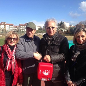 La consegna del defibrillatore