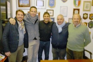 Viterbo - Aia - Da sinistra: Magnani, Martinelli, Marcellini, Ubertini e Gasbarri