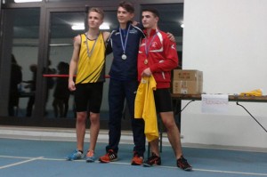 Sport - Atletica leggera - Matteo Perugini durante la premiazione