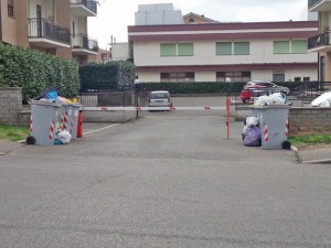 Viterbo - Il mancato ritiro dell'immondizia 