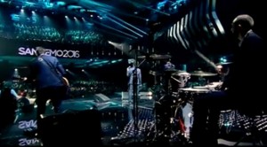 Sanremo 2016 - I Dear Jack sul palco dell'Ariston