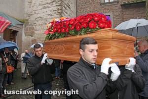 Barbarano Romano - I funerali dell'ex sindaco Giulio Lucidi