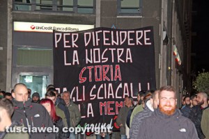 Viterbo - CasaPound ricorda i martiri delle foibe