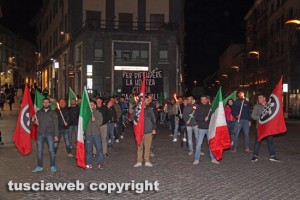 Viterbo - CasaPound ricorda i martiri delle foibe