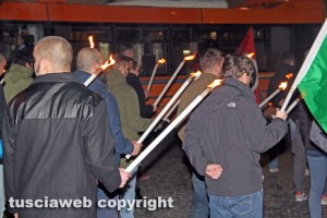 Viterbo - CasaPound ricorda i martiri delle foibe
