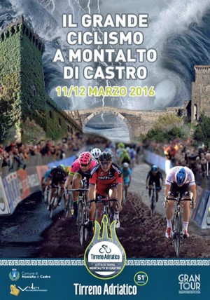 La Tirreno-Adriatico fa tappa a Montalto di Castro