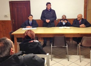Alessandro Mazzoli all'incontro a Caprarola con Bruzziches, Egidi e Stelliferi