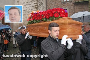 Barbarano Romano - I funerali dell'ex sindaco Giulio Lucidi