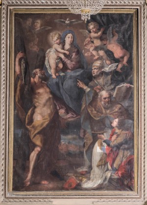 Vallerano - Restauro della pala d'altare 