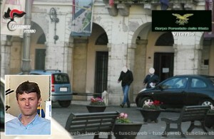 Operazione Led - Carabinieri e forestale - Nel riquadro l'assessore Sergio Annesi
