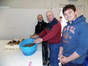 Vulci - Gli studenti australiani al laboratorio di restauro