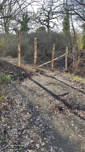Vetralla - Recinzione sulla Via Francigena