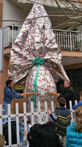Castiglione in Teverina - L'uovo di pasqua gigante