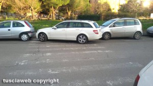 Viterbo - Pianoscarano - Parcheggio sulle strisce