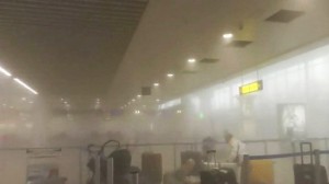 Bruxelles - L'aeroporto poco dopo l'attentato