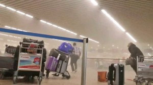 Bruxelles - L'aeroporto poco dopo l'attentato
