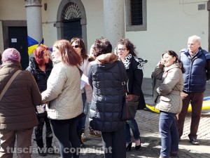 Viterbo Civica - L'incontro a piazza del Comune