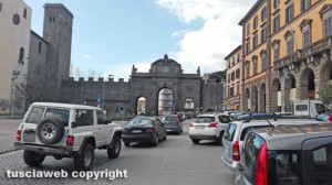 Viterbo - Piazza della Rocca - Porta Fiorentina